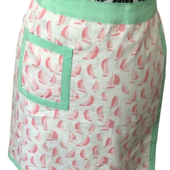 Vineyard Vines Reversible Mini Wrap Skirt Pink size 4 - Picture 4 of 7